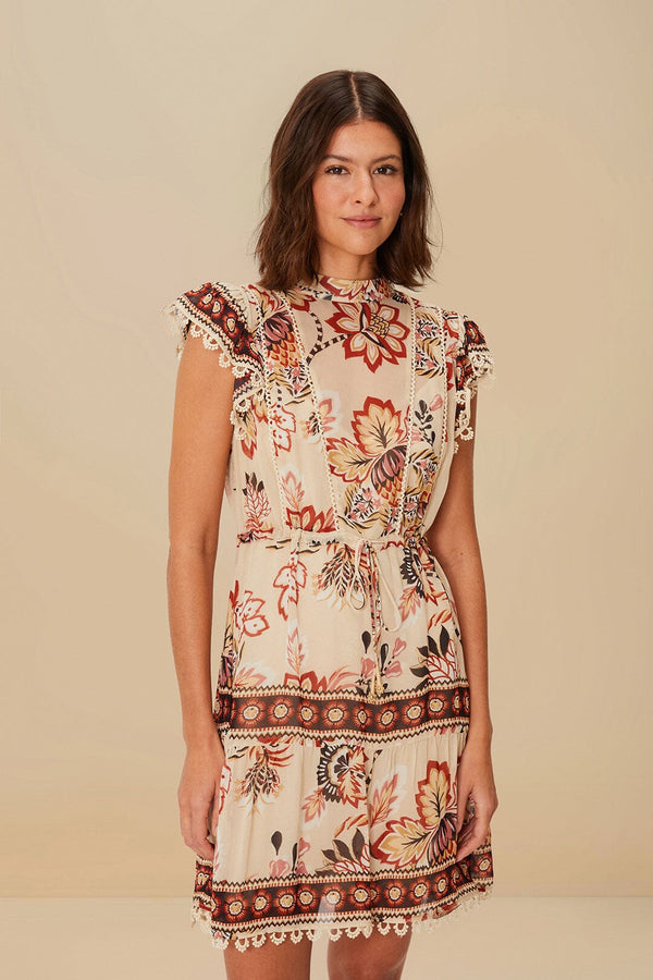 AURA FLORAL MINI DRESS