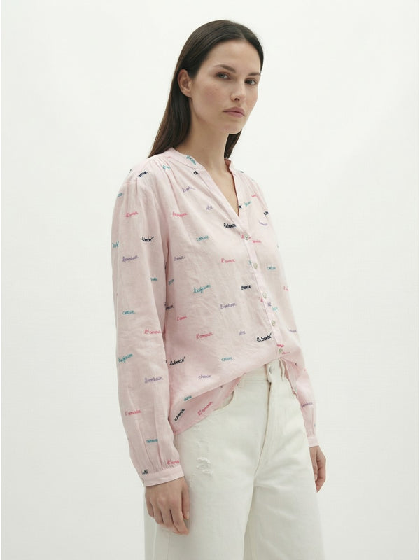Cassandra Karma Pink Shirt