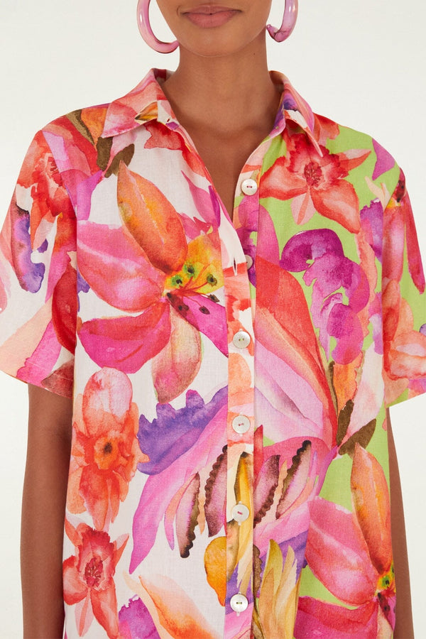 Farm Rio Artsy Flora Shirt