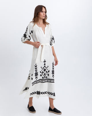 Greek Archaic Kori Los Dress 3/4 Sleeves
