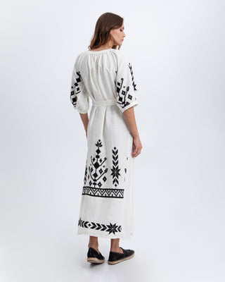 Greek Archaic Kori Los Dress 3/4 Sleeves