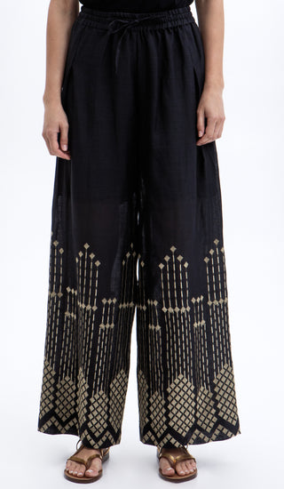 Greek Archaic Kori Grape Loose Drawstring Pants