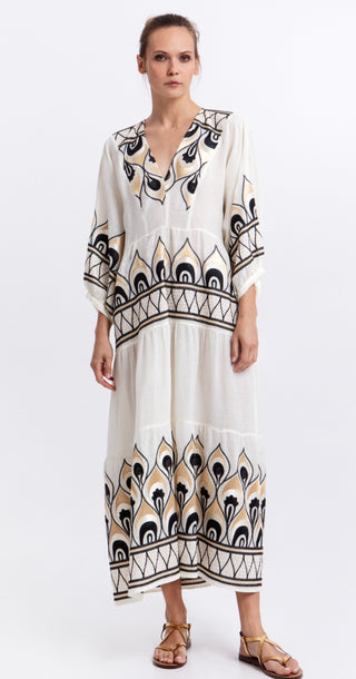 Greek Archaic Kori Phoenix Maxi Dress Gatherings