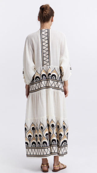 Greek Archaic Kori Phoenix Maxi Dress Gatherings