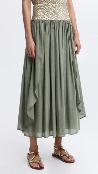 Greek Archaic Kori New Triangle Long Skirt