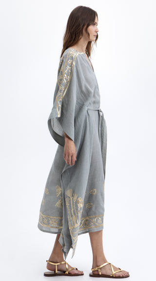 Greek Archaic Kori Crete Long Belt Kaftan