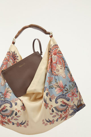 Farm Rio Satin Scarf Bag