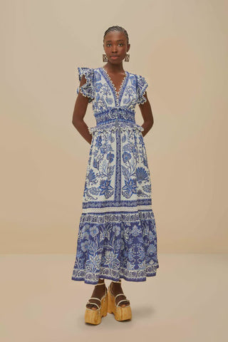 Shell Garden Maxi Dress