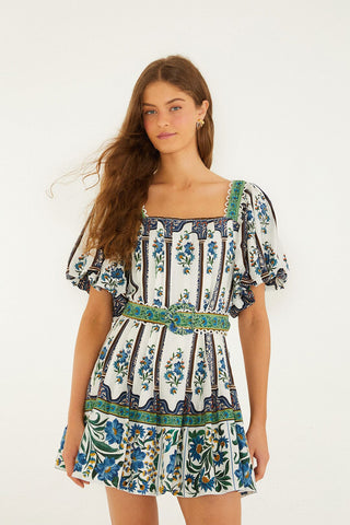 Farm Rio Manoela Belted Mini Dress