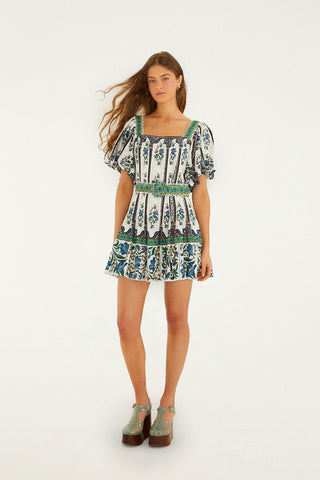 Farm Rio Manoela Belted Mini Dress