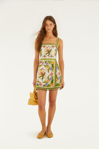 Farm Rio Sleeveless Mini Dress