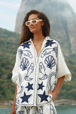 Farm Rio Fresh Fish Shirt