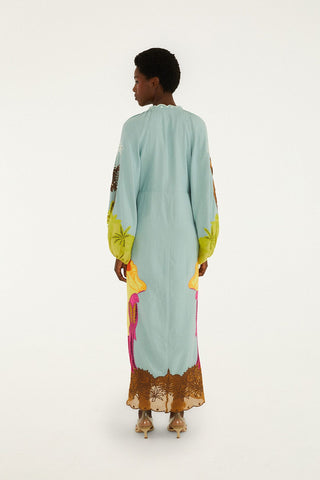 Farm Rio Usiacuri Multicolor Richelieu Maxi Dress
