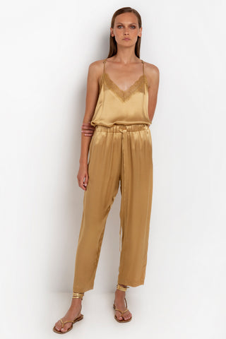 Greek Archaic Kori Satin Pants Draw String
