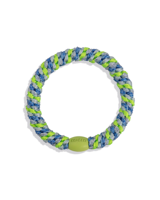 KKNEKKI Blue Neon Green Hair Tie (KNS-72)