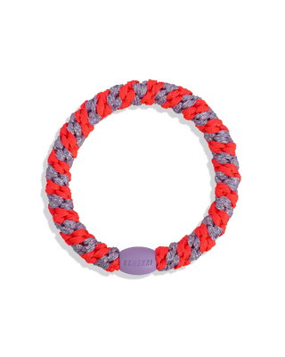 KKNEKKI Stripe Lilac Neon Hair Tie (KNS-71)