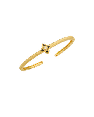 Mya-Bay Black Lotus Cuff Bangle