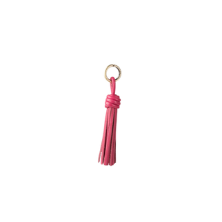 Tassel Leather Bag Charm & Keychain
