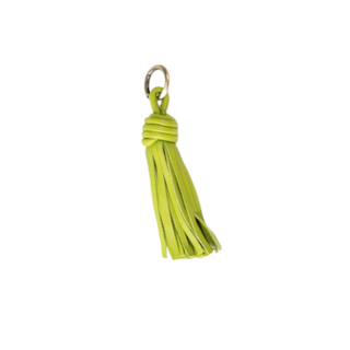 Tassel Leather Bag Charm & Keychain
