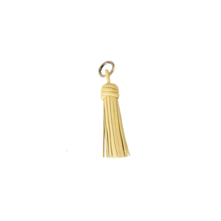 Tassel Leather Bag Charm & Keychain