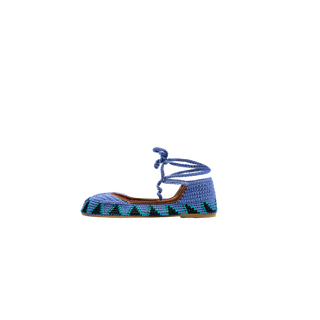 KASHURA Ballerinas - High Plum blue