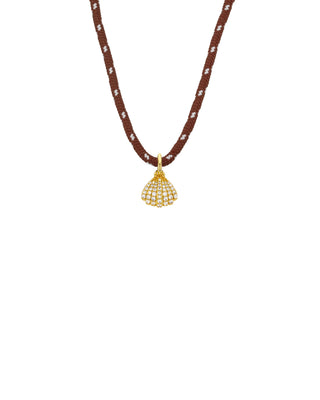 Mya-Bay Brown Shell Necklace