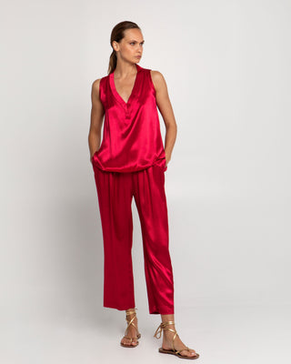 Viscose V Neck Top