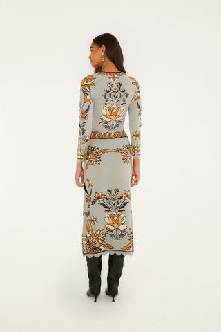 Farm Rio Stained Glass Knit Skirt