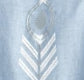 Greek Archaic Kori Feather Cross Straps Maxi Dress