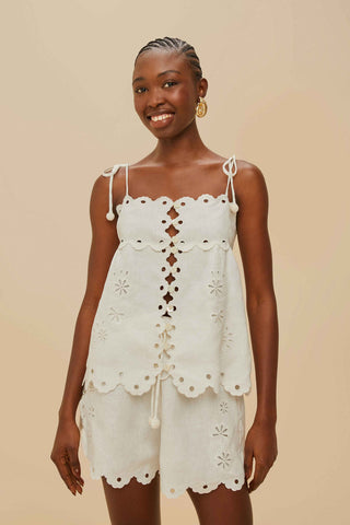 Flowers Richelieu Shorts