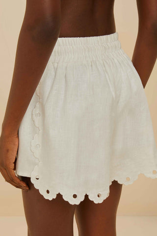 Flowers Richelieu Shorts