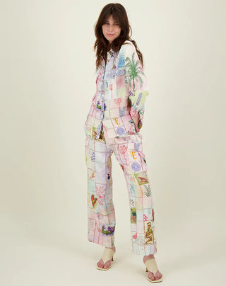 Frida Linen Cargo Pants