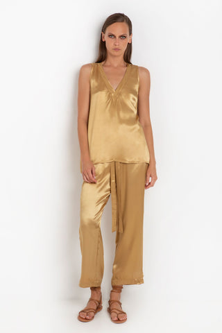 Viscose V Neck Top
