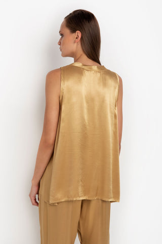 Viscose V Neck Top