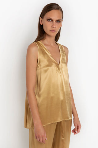 Viscose V Neck Top