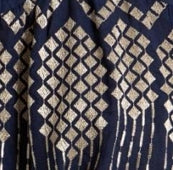 Greek Archaic Kori Grape Bib Collar Dress