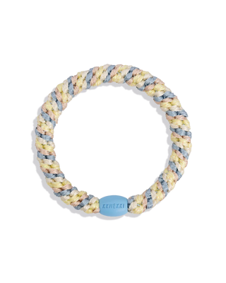KKNEKKI Seablue Light Yellow Hair Tie