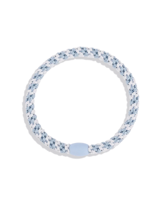 COMING SOON - KKNEKKI Slim sea Blue White Hair Tie
