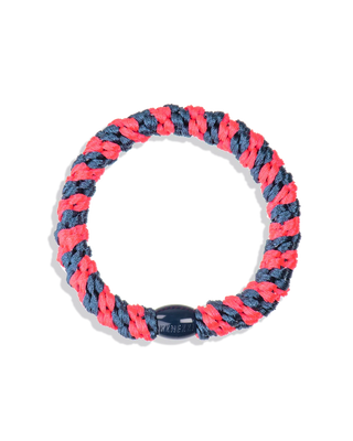 KKNEKKI Indigo Neon Pink Hair Tie