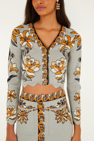 Farm Rio Stained Glass Knit Top