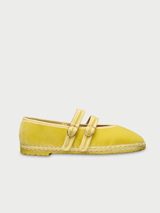 Flabelus Lady Claire Yellow Mary Jane