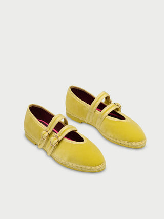 Flabelus Lady Claire Yellow Mary Jane