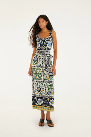Farm Rio Manoela Knit Midi Dress