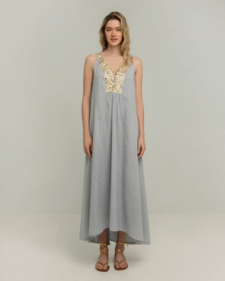 Dress Maxi New Triangle Sleeveless