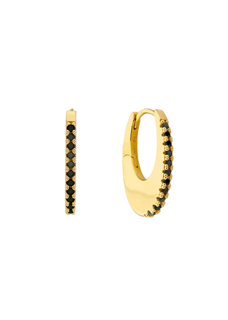 Mya-Bay Black Stellar Earrings