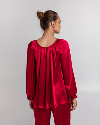 Blouse Long Sleeved with Gatherings