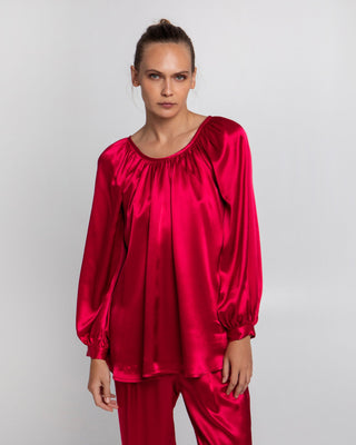 Blouse Long Sleeved with Gatherings