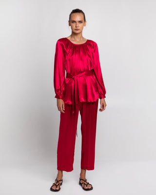 Blouse Long Sleeved with Gatherings
