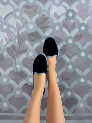 Scarlett Velvet Slip-On
