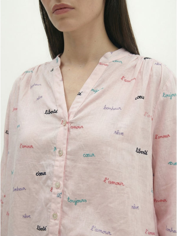 Cassandra Karma Pink Shirt